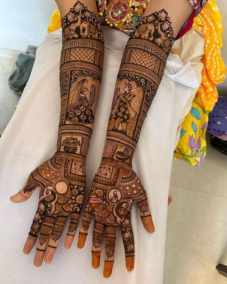Traditional Mehndi Design 1